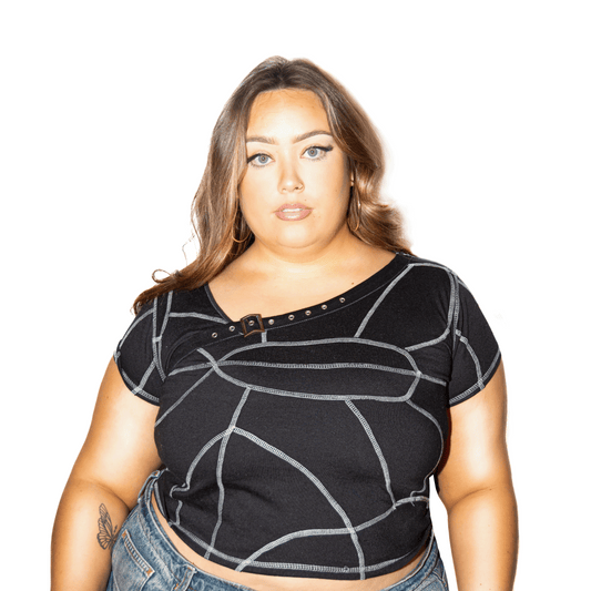 Buckle crop top