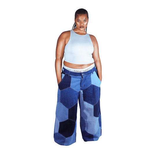 Beehive Wide-leg Jeans
