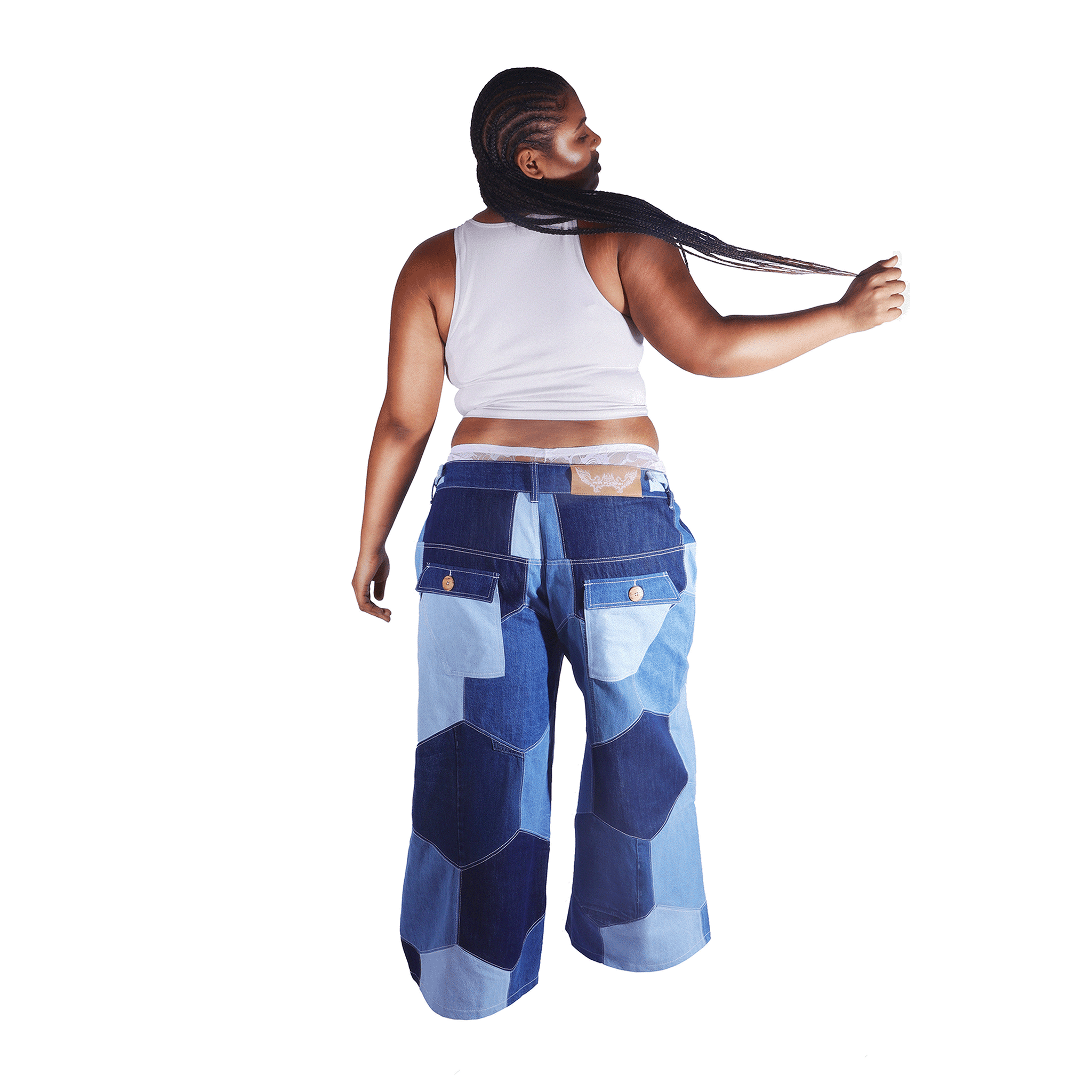 Wide-leg Jeans
