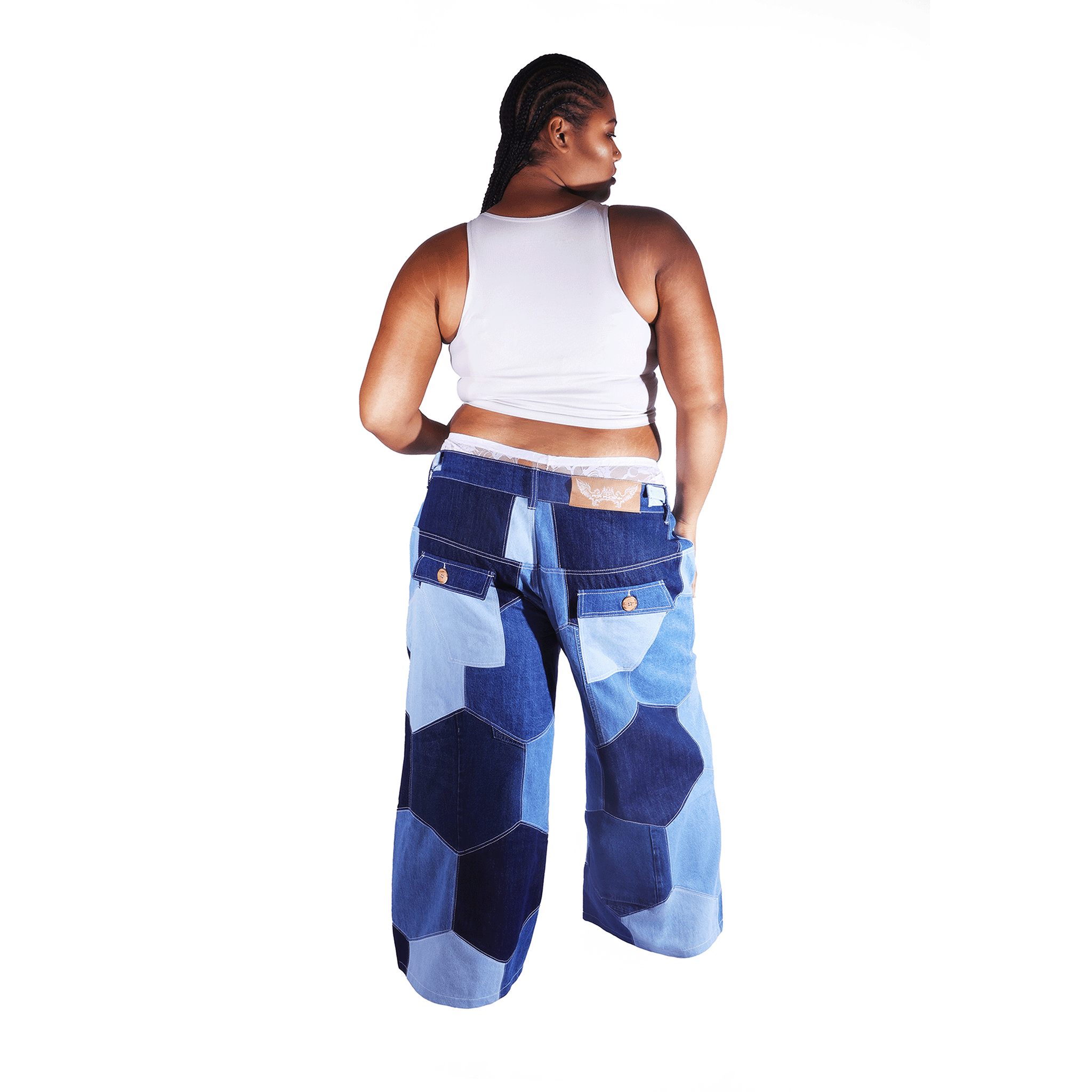 Wide-leg Jeans