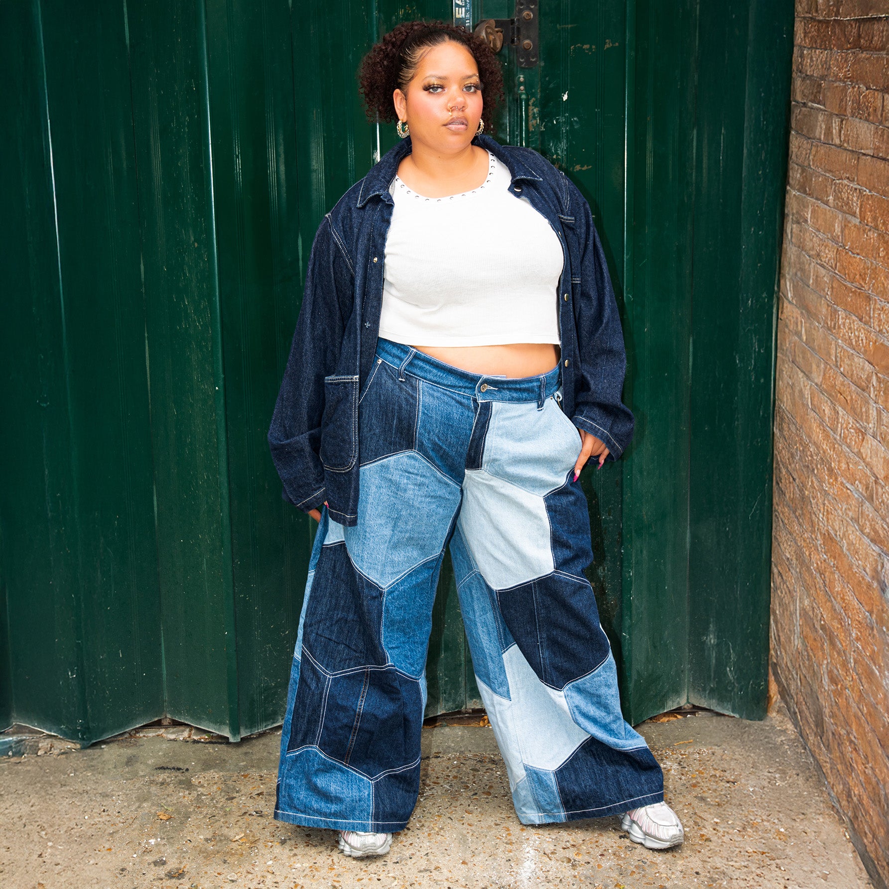 Wide-leg Jeans