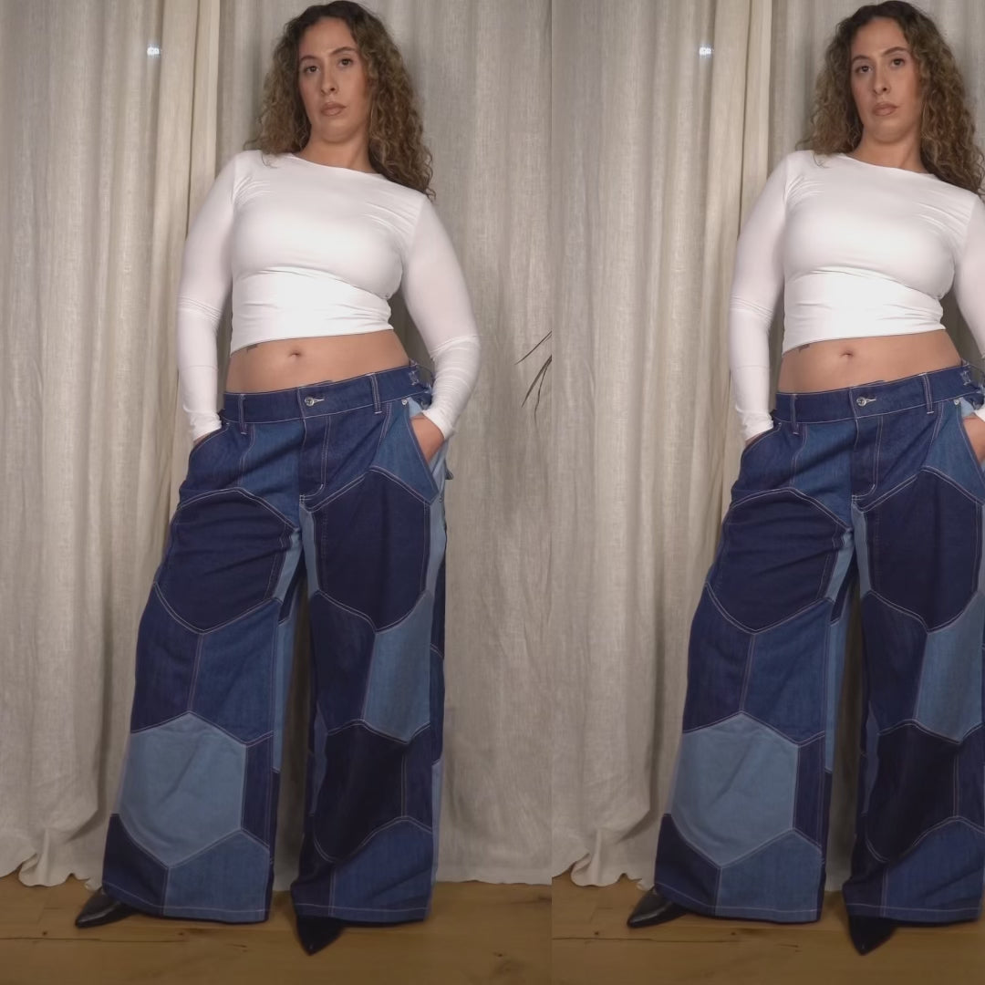 Wide-leg Jeans